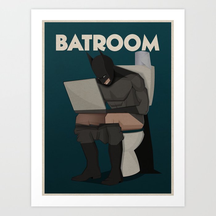 Batroom print