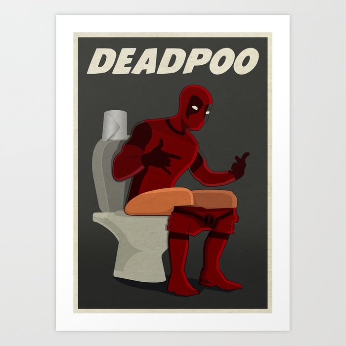 Deadpoo print