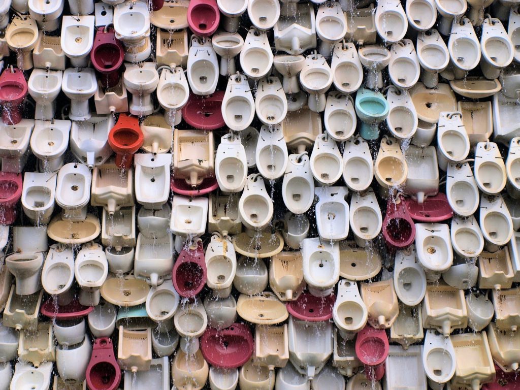 Fountain of toilets