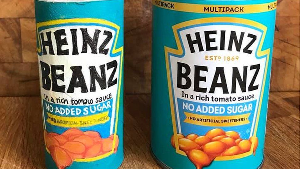 Heinz beanz - toiler roll art challenge
