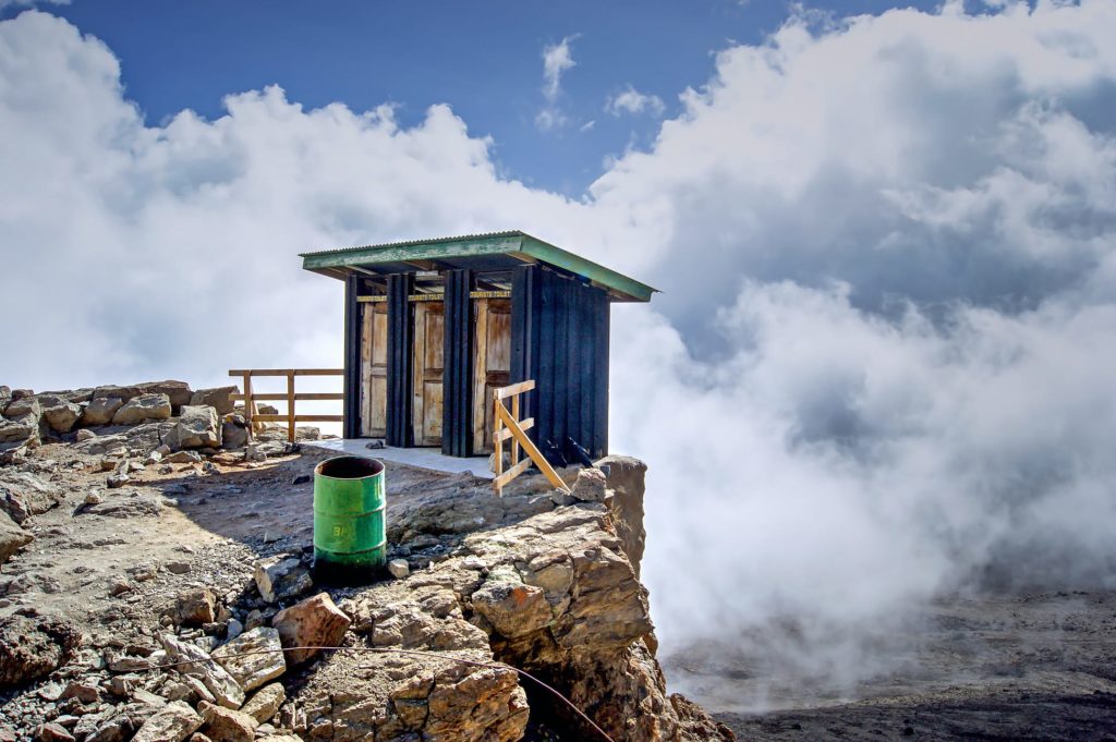 Toilet on Kilimanjaro