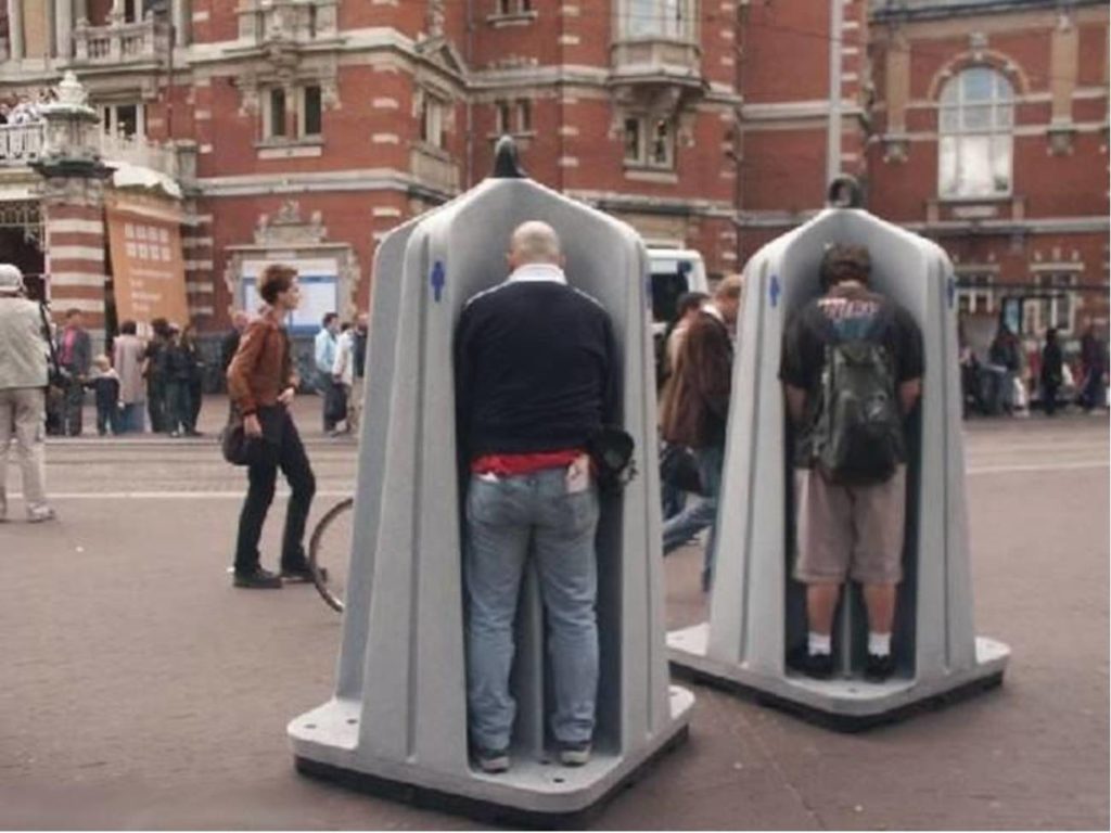 Urinals in Belgium