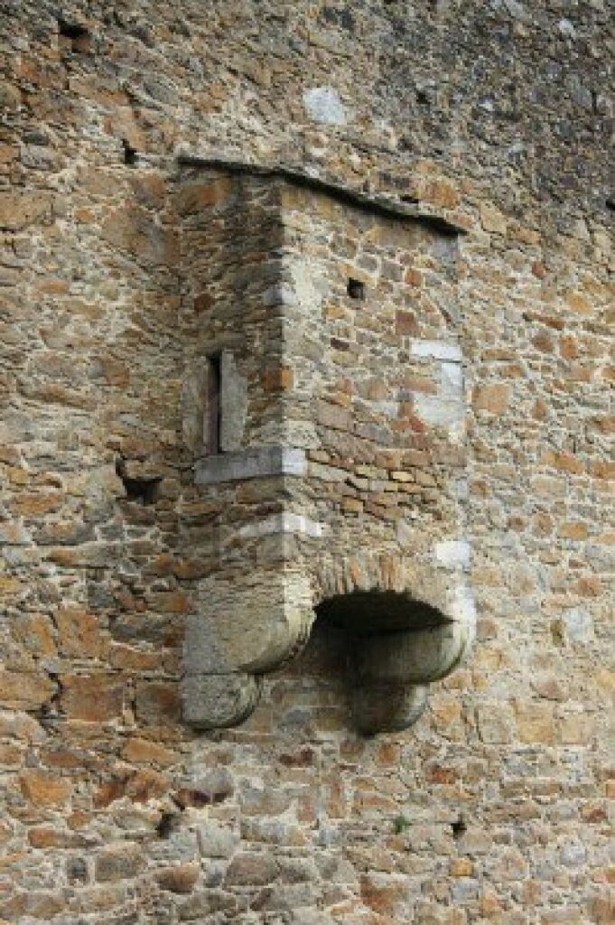 medieval toilet exterior