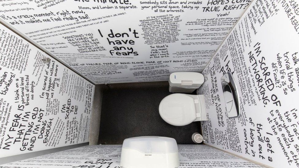 toilet art