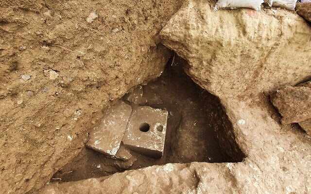 a 2,700-year-old toilet