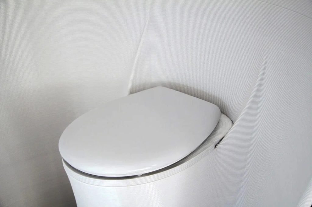 3d printed toilet - bowl