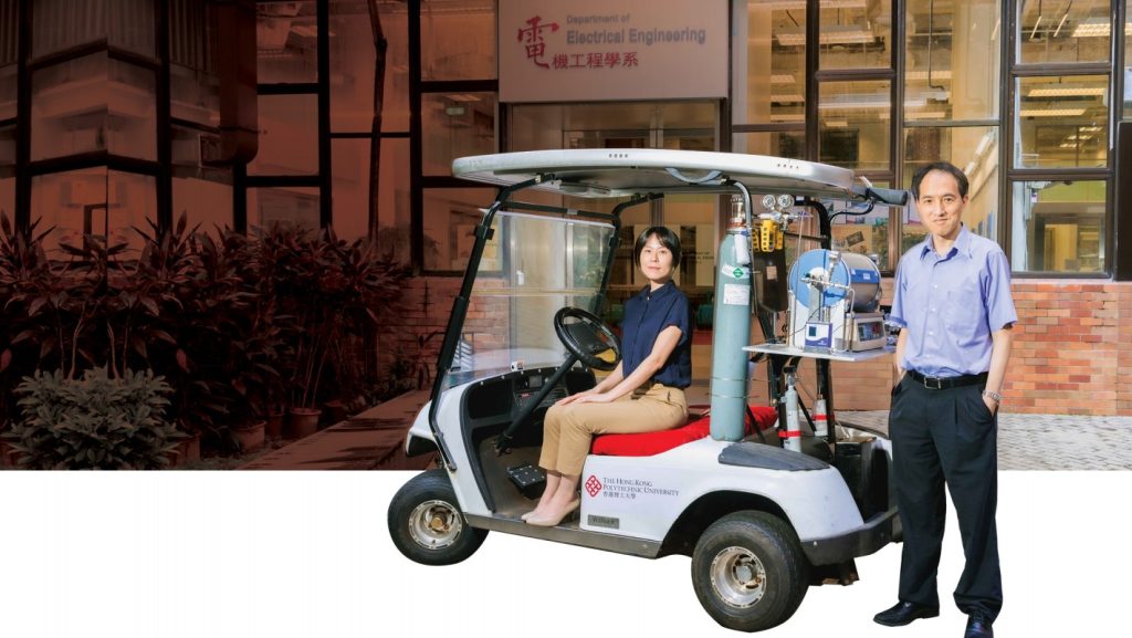 golf cart powered by ammonia