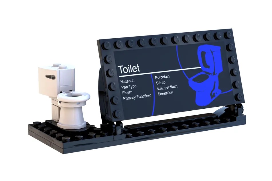 the lego toilet