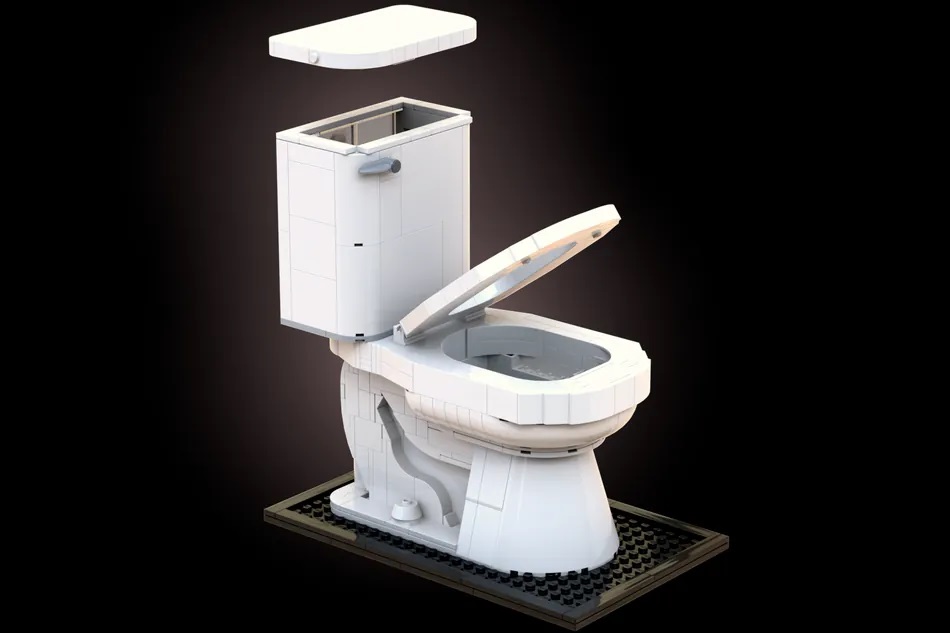 the lego toilet