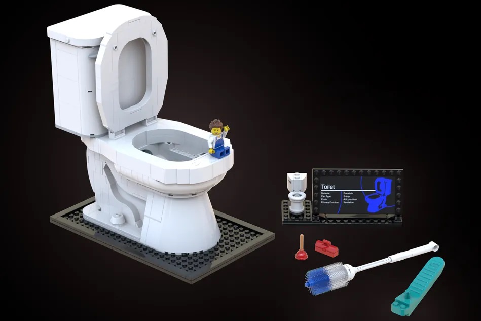 the lego toilet