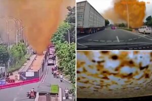 Poo-cano: a sewage explosion
