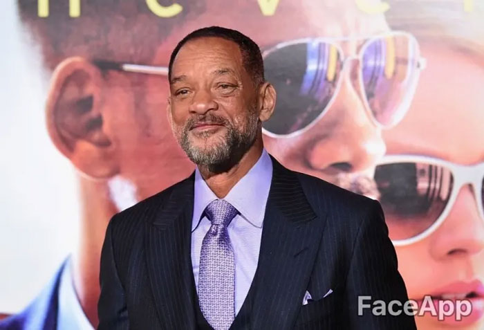 Will Smith modificato con FaceApp