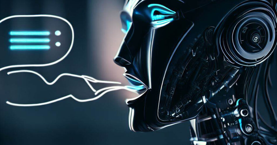 robot speaking